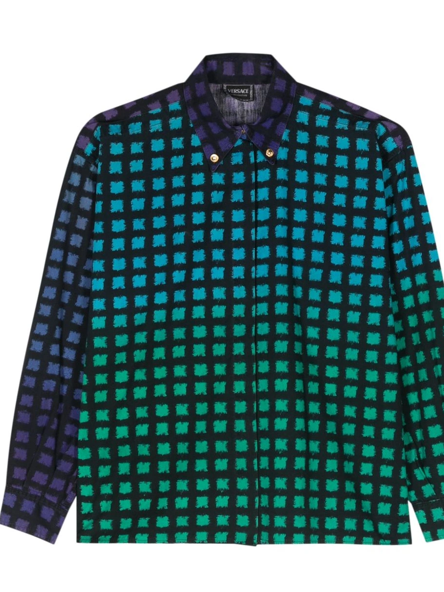 Affordable Women shirt 1990s geometric-print Versace 0710